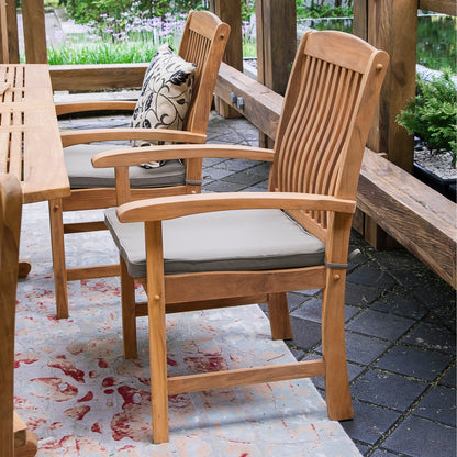 Cambridge Casual Leon 6-Piece Teak Patio Extendable Dining Set