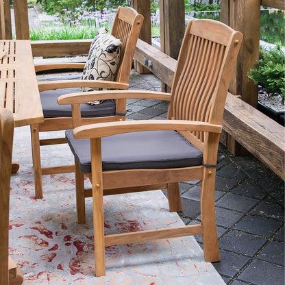 Cambridge Casual Leon 6-Piece Teak Patio Extendable Dining Set