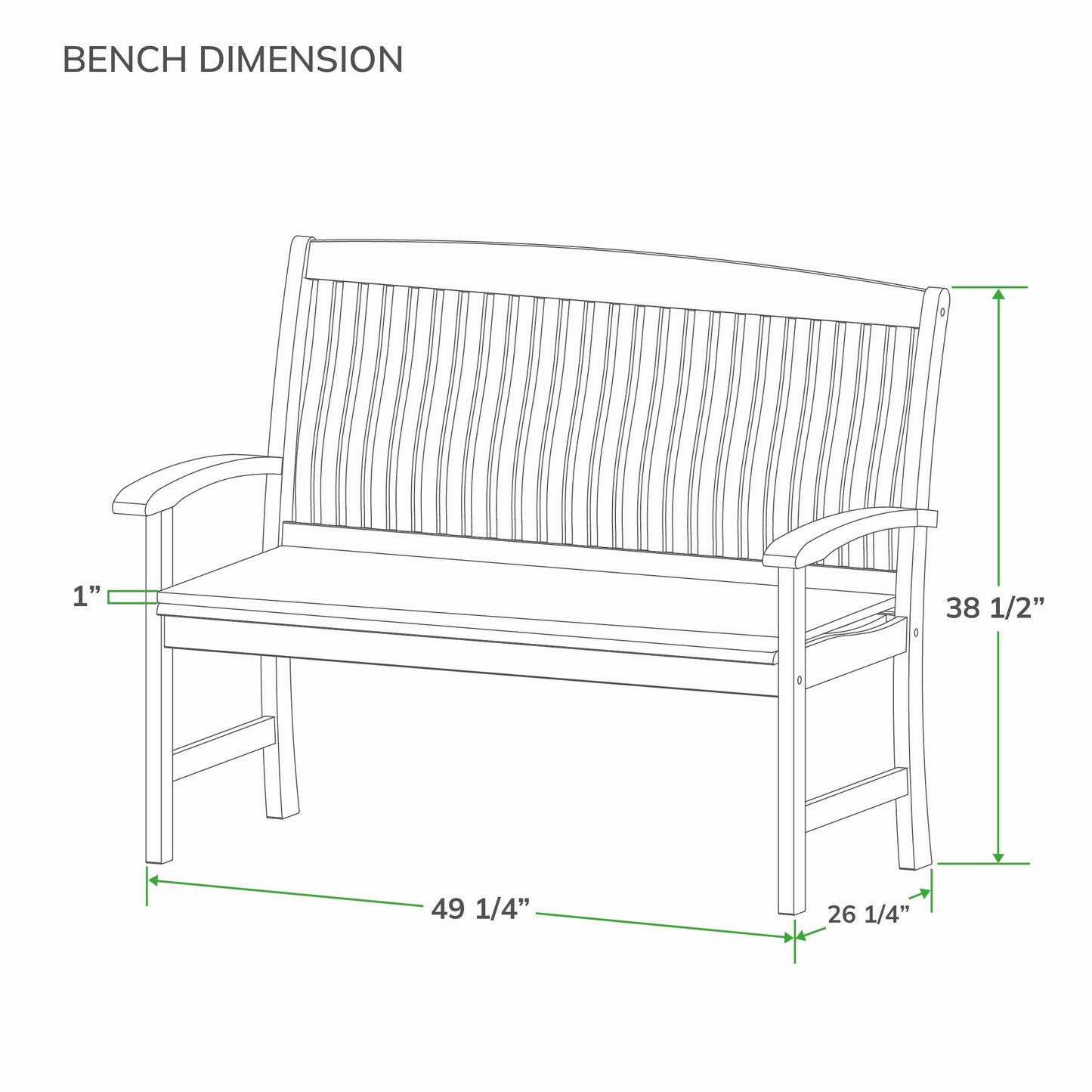 Cambridge Casual Leon 6-Piece Teak Patio Extendable Dining Set