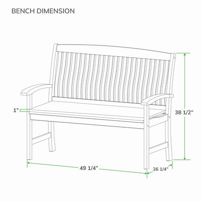 Cambridge Casual Leon 6-Piece Teak Patio Extendable Dining Set