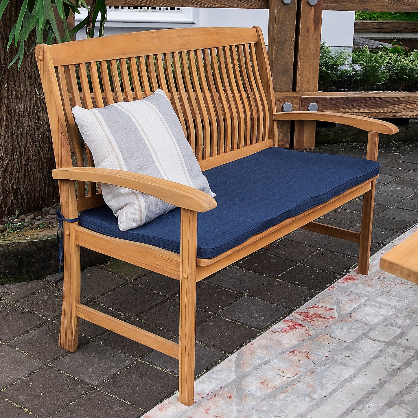 Cambridge Casual Leon 6-Piece Teak Patio Extendable Dining Set