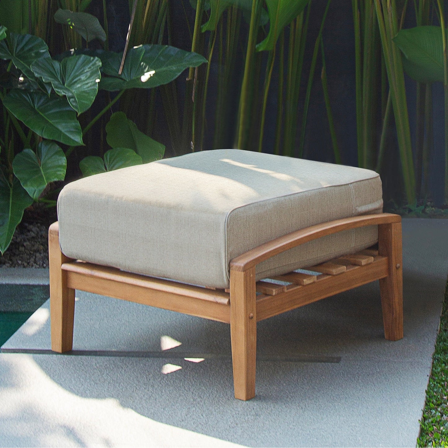Cambridge Casual Leon 7-piece Teak Patio Conversation Set