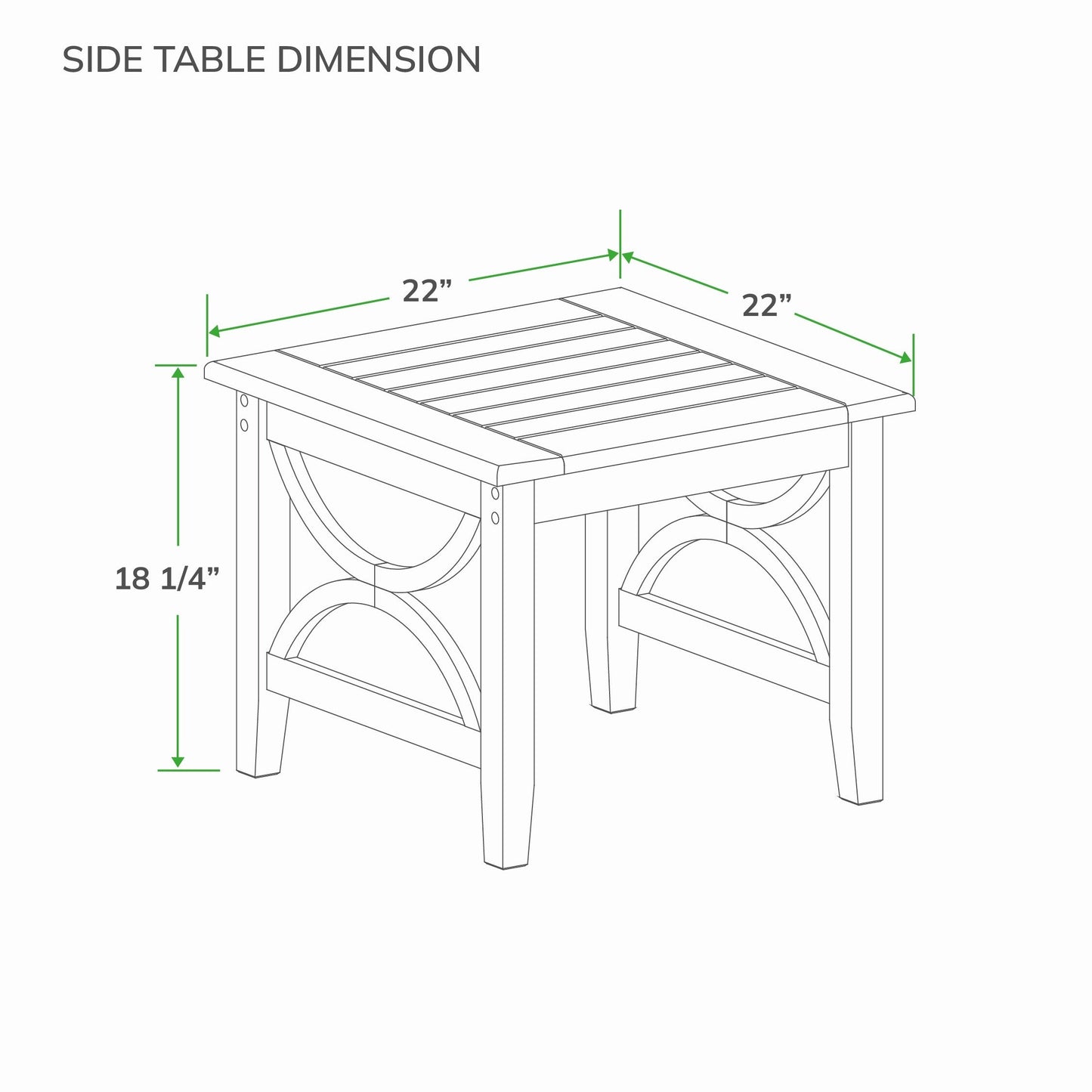 Cambridge Casual Lowell 3-Piece Teak Patio Chat Set