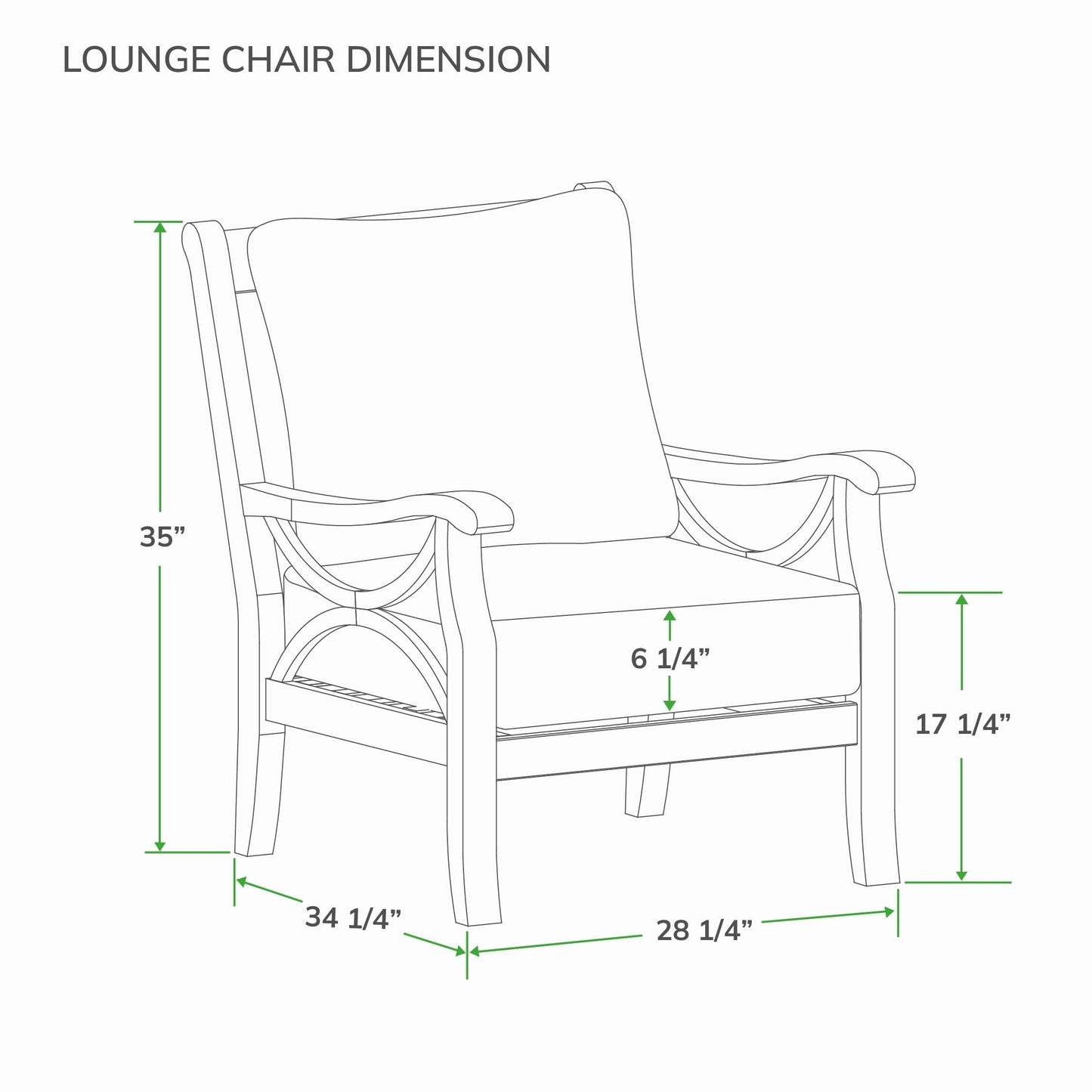Cambridge Casual Lowell 5-piece Teak Wood Outdoor Conversation Set