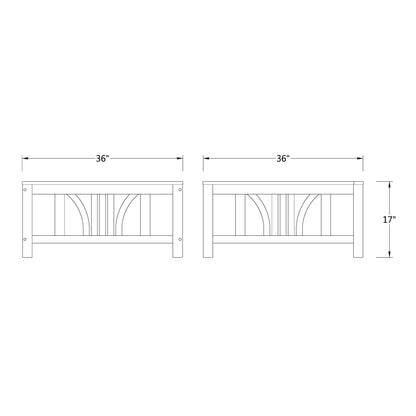 Cambridge Casual Lowell 8-piece Teak Patio Sectional Set with Cushion