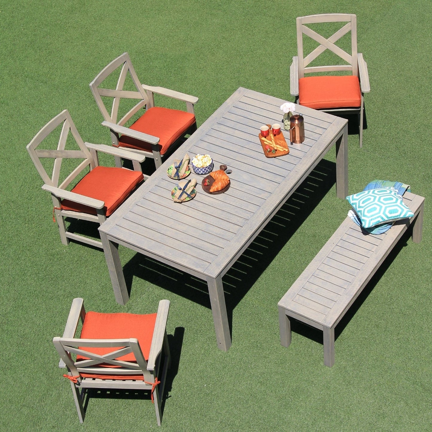 Cambridge Casual West Lake 6-piece Patio Dining Set
