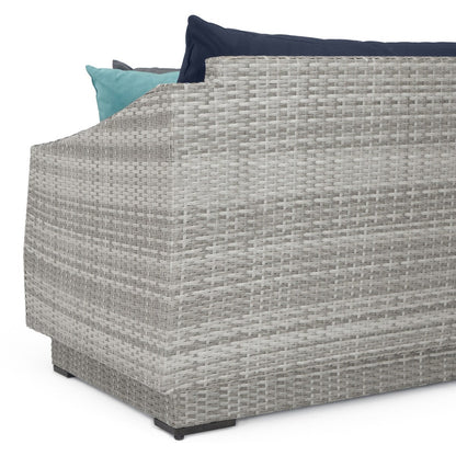 Cannes Deluxe 8 Piece Sunbrella Outdoor Patio Sofa & Club Chair Set