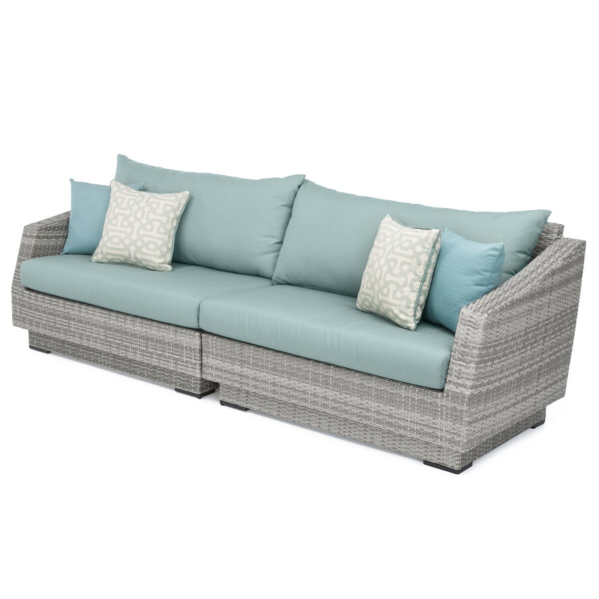 Cannes Deluxe 8 Piece Sunbrella Outdoor Patio Sofa & Club Chair Set