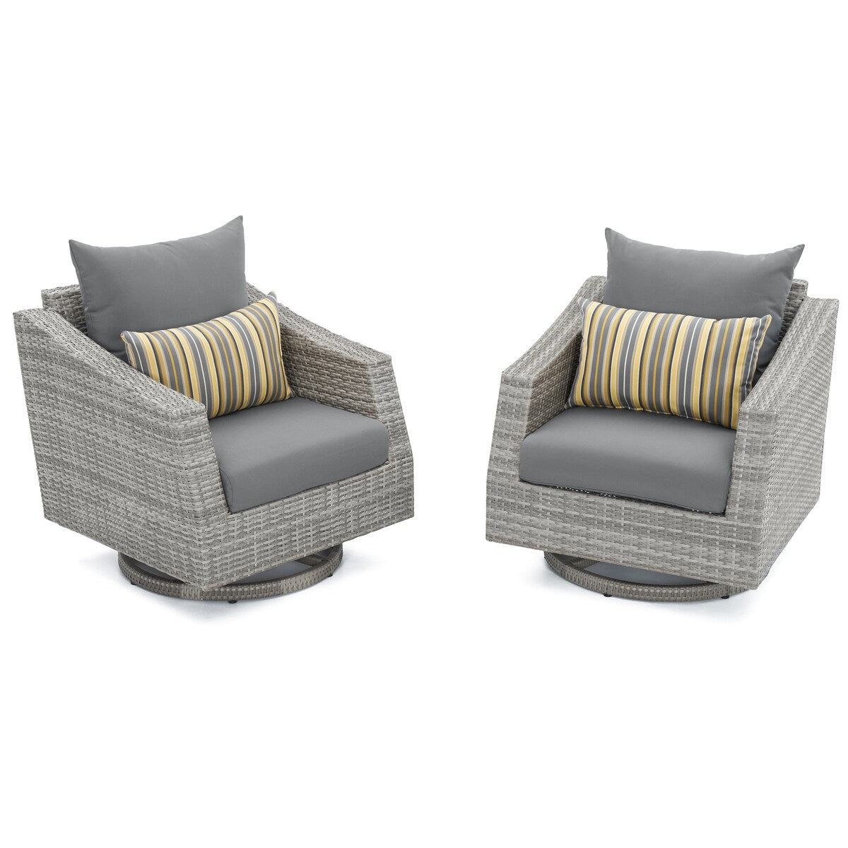 Cannes Deluxe 8 Piece Sunbrella Outdoor Patio Sofa & Club Chair Set