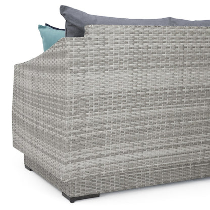 Cannes Deluxe 8 Piece Sunbrella Outdoor Patio Sofa & Club Chair Set