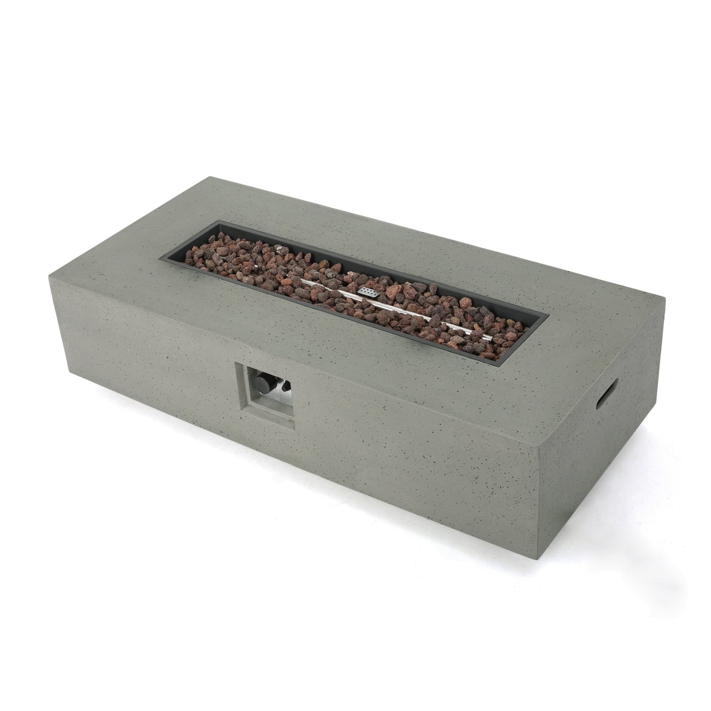 Cape Coral Grey 5-piece Fire Table Patio Chat Set by Christopher Knight Home