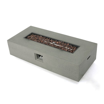 Cape Coral Grey 5-piece Fire Table Patio Chat Set by Christopher Knight Home