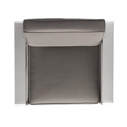 Cape Coral Outdoor 5 Seater Aluminum Sofa Chat Set with 2 Side Tables by Christopher Knight Home