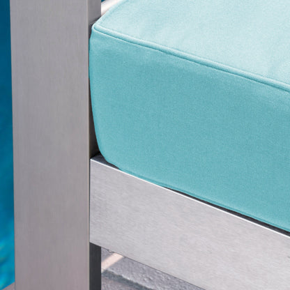 Cape Coral Outdoor 5-Seater Sectional Set by Christopher Knight Home