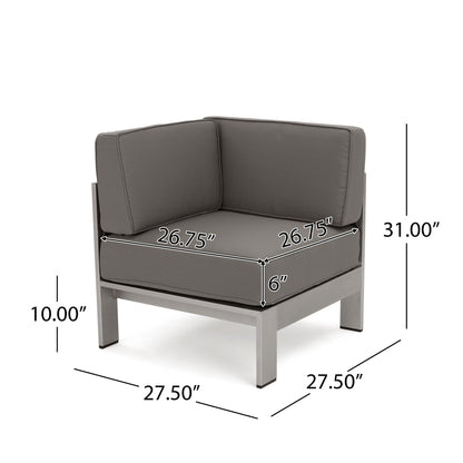 Cape Coral Outdoor 5-piece Sofa Set with Fire Pit by Christopher Knight Home