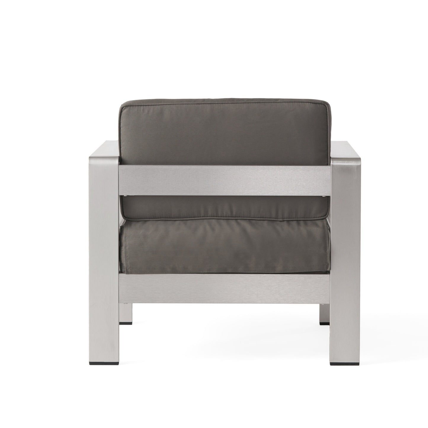 Cape Coral Outdoor 7-Seater Aluminum Patio Sofa Set with Coffee Table by Christopher Knight Home