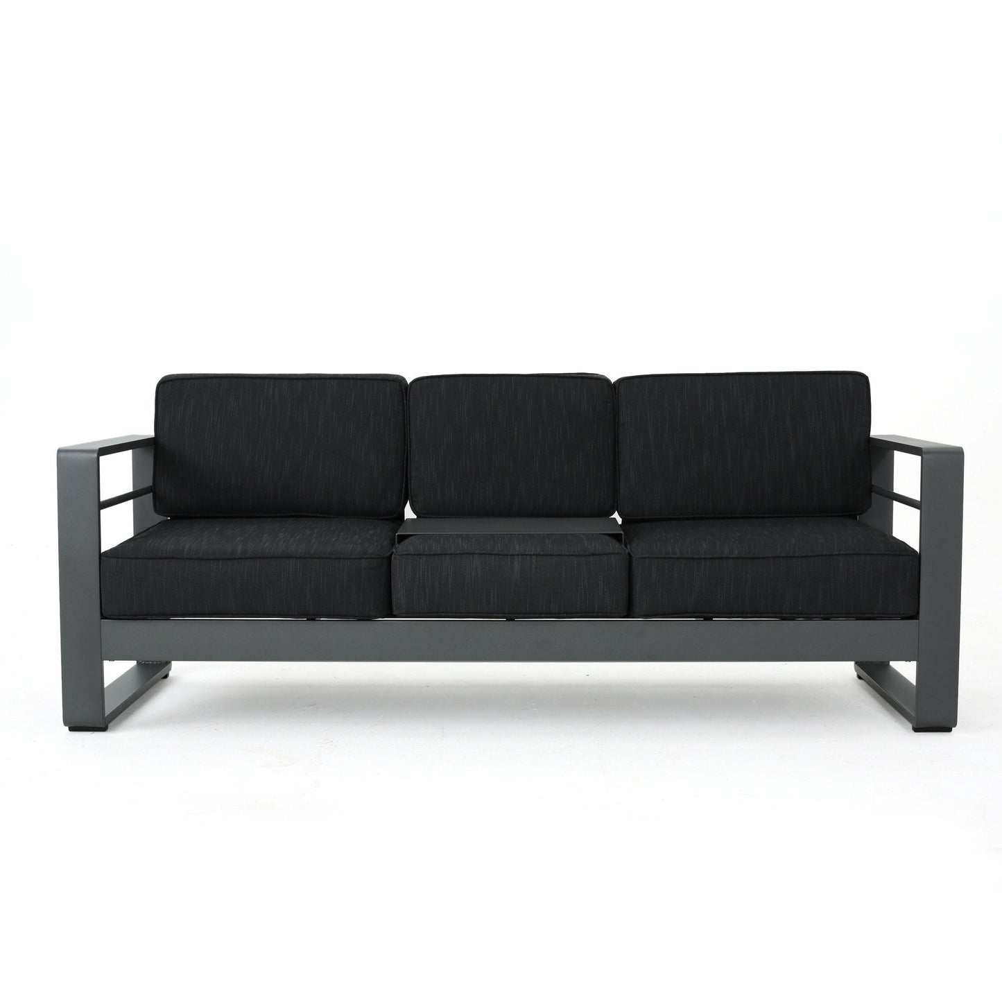 Cape Coral Outdoor Aluminum 5-piece Chat Set with Cushions by Christopher Knight Home