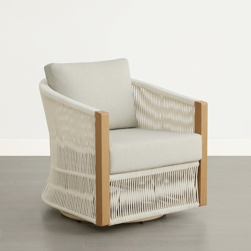 Carlos Outdoor Patio Furniture Bistro Set Swivel Chair