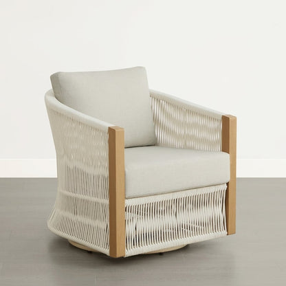 Carlos Outdoor Patio Furniture Bistro Set Swivel Chair