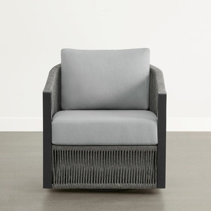Carlos Outdoor Patio Furniture Bistro Set Swivel Chair