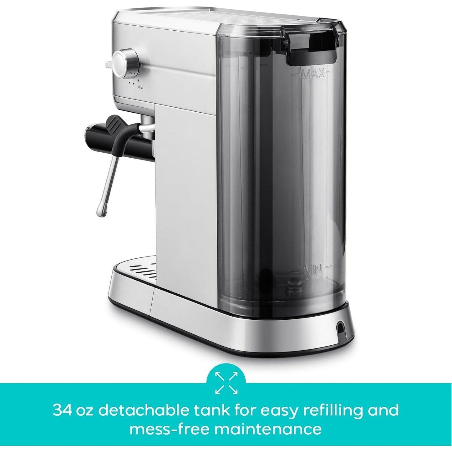 Casabrews 20 Bar Professional Espresso Machine W/ Milk Frothing System