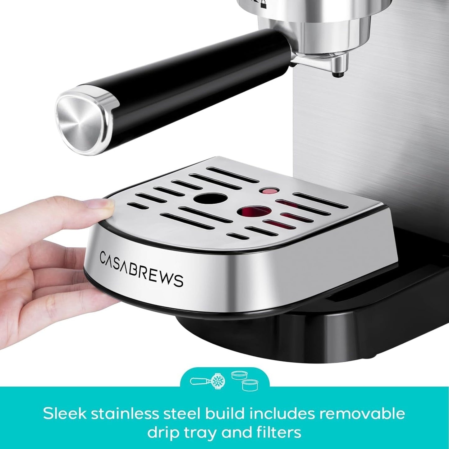 Casabrews 20 Bar Professional Espresso Machine W/ Milk Frothing System