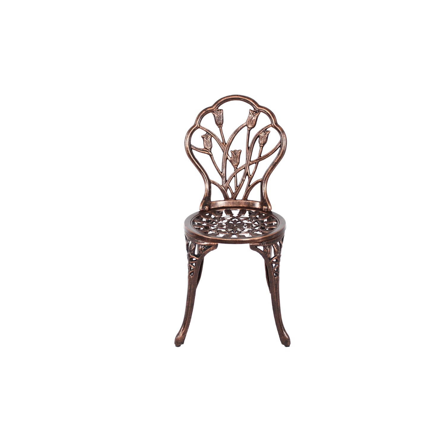 3-Piece Aluminum Outdoor Patio Tulip Sets With Table