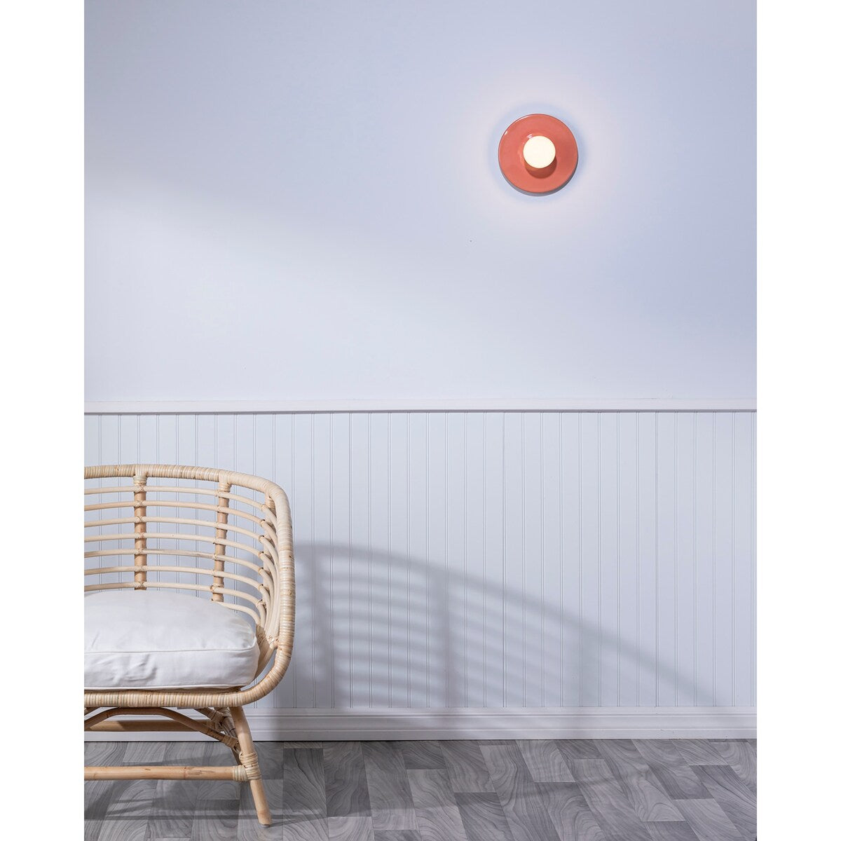 Ceramic Discus Wall Sconce