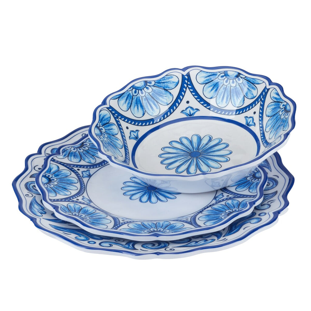 Certified International Veranda Melamine 12-piece Dinnerware Set, Service for 4
