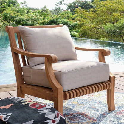 Cambridge Casual Chara 4-piece Teak Patio Conversation Set