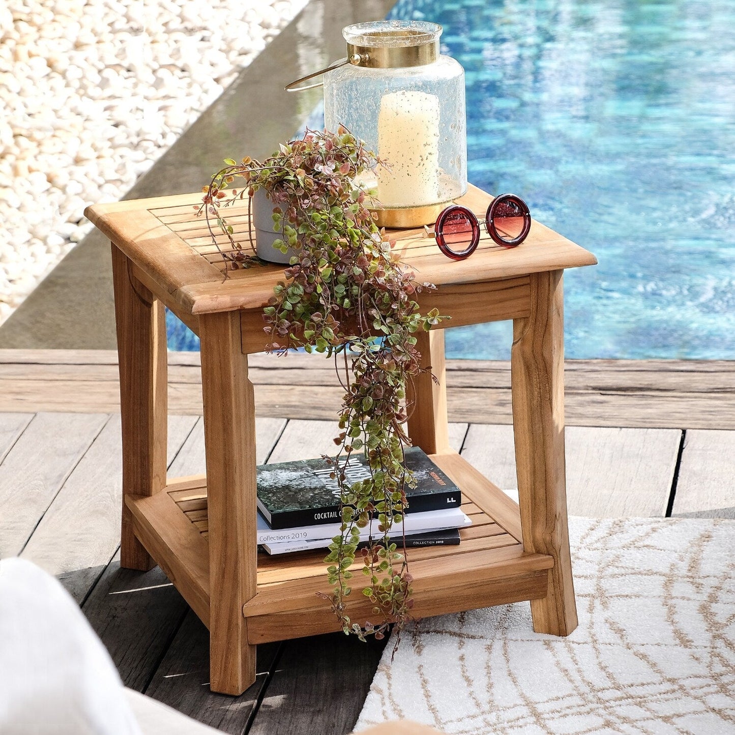 Cambridge Casual Chara 5-piece Teak Patio Conversation Set
