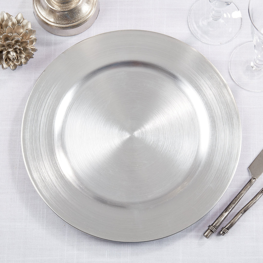 Charger Plates With Classic Design (Set of 4)