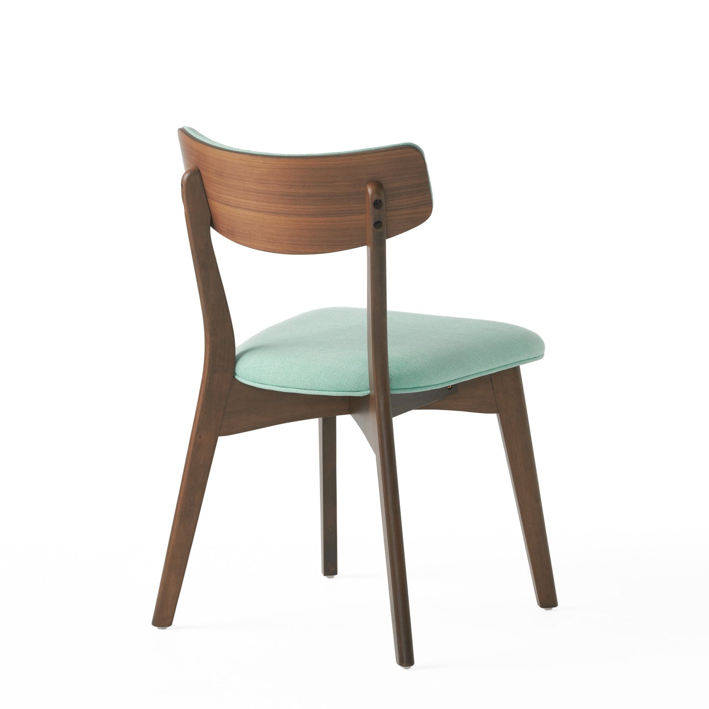 Chazz Mid-Century Modern Upholstered Rubberwood Dining Chairs (Set of 2/4) by Christopher Knight Home