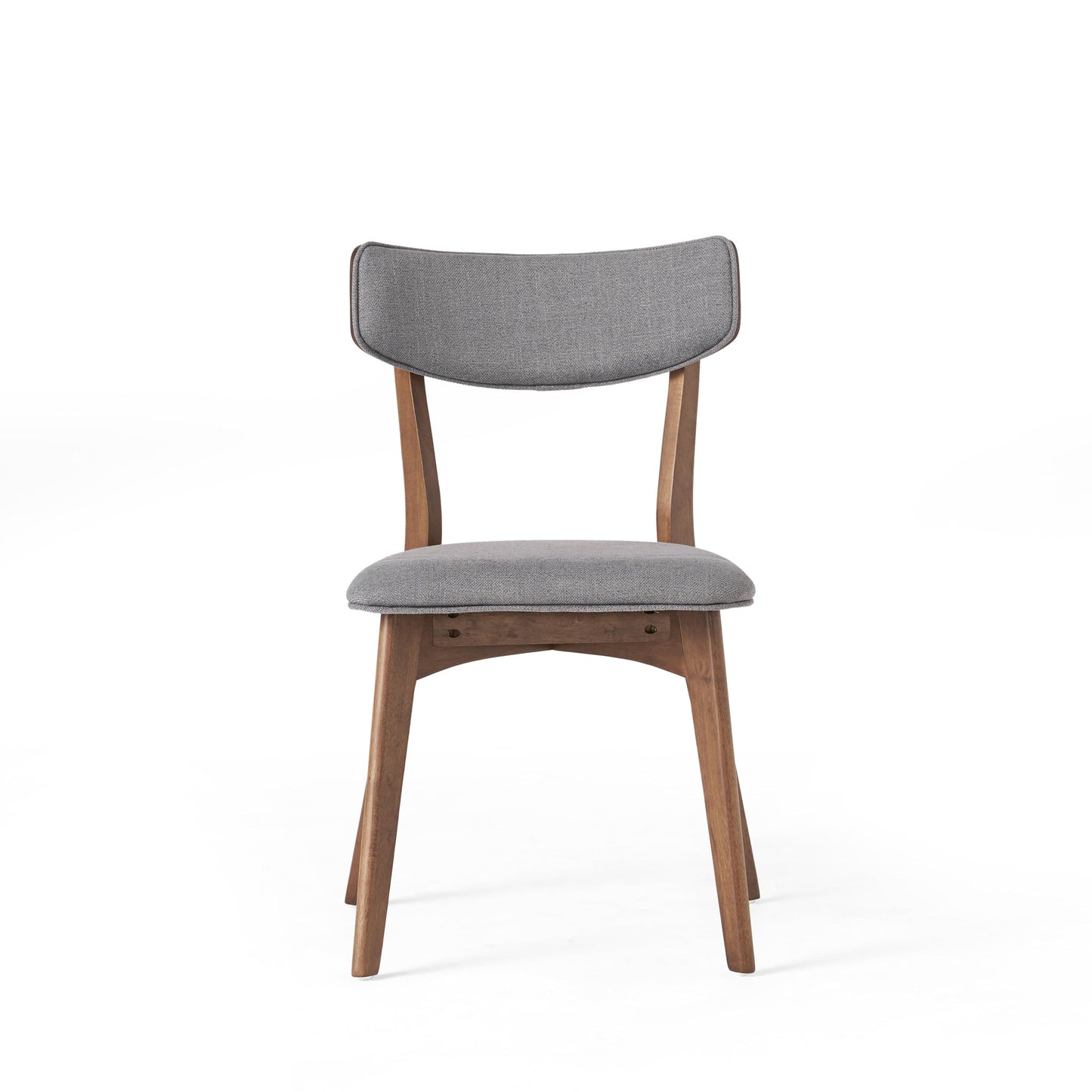 Chazz Mid-Century Modern Upholstered Rubberwood Dining Chairs (Set of 2/4) by Christopher Knight Home