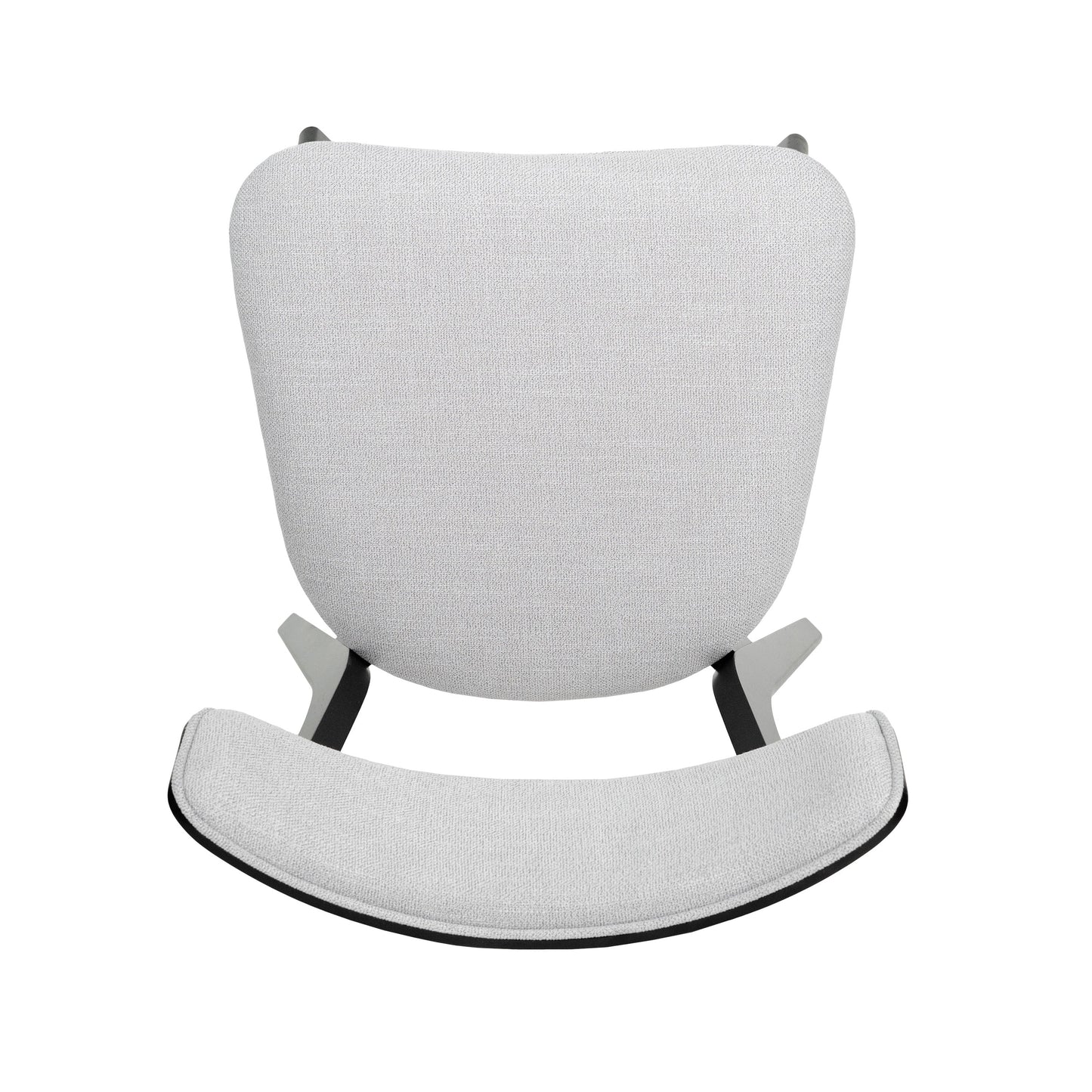 Chazz Mid-Century Modern Upholstered Rubberwood Dining Chairs (Set of 2/4) by Christopher Knight Home