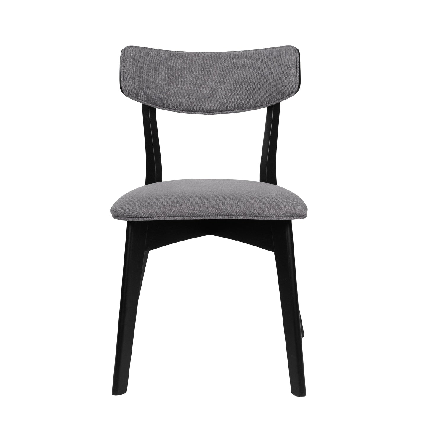 Chazz Mid-Century Modern Upholstered Rubberwood Dining Chairs (Set of 2/4) by Christopher Knight Home