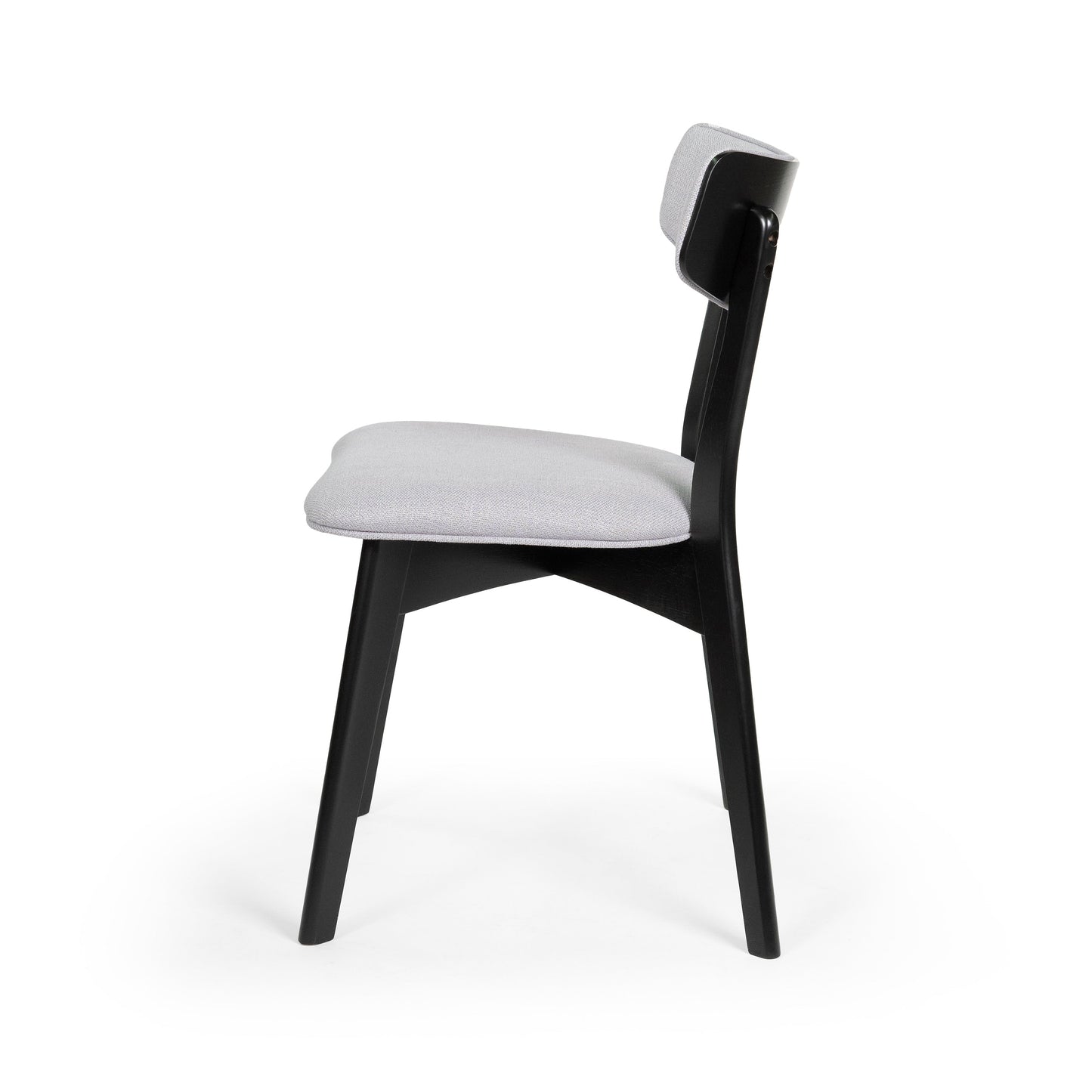 Chazz Mid-Century Modern Upholstered Rubberwood Dining Chairs (Set of 2/4) by Christopher Knight Home