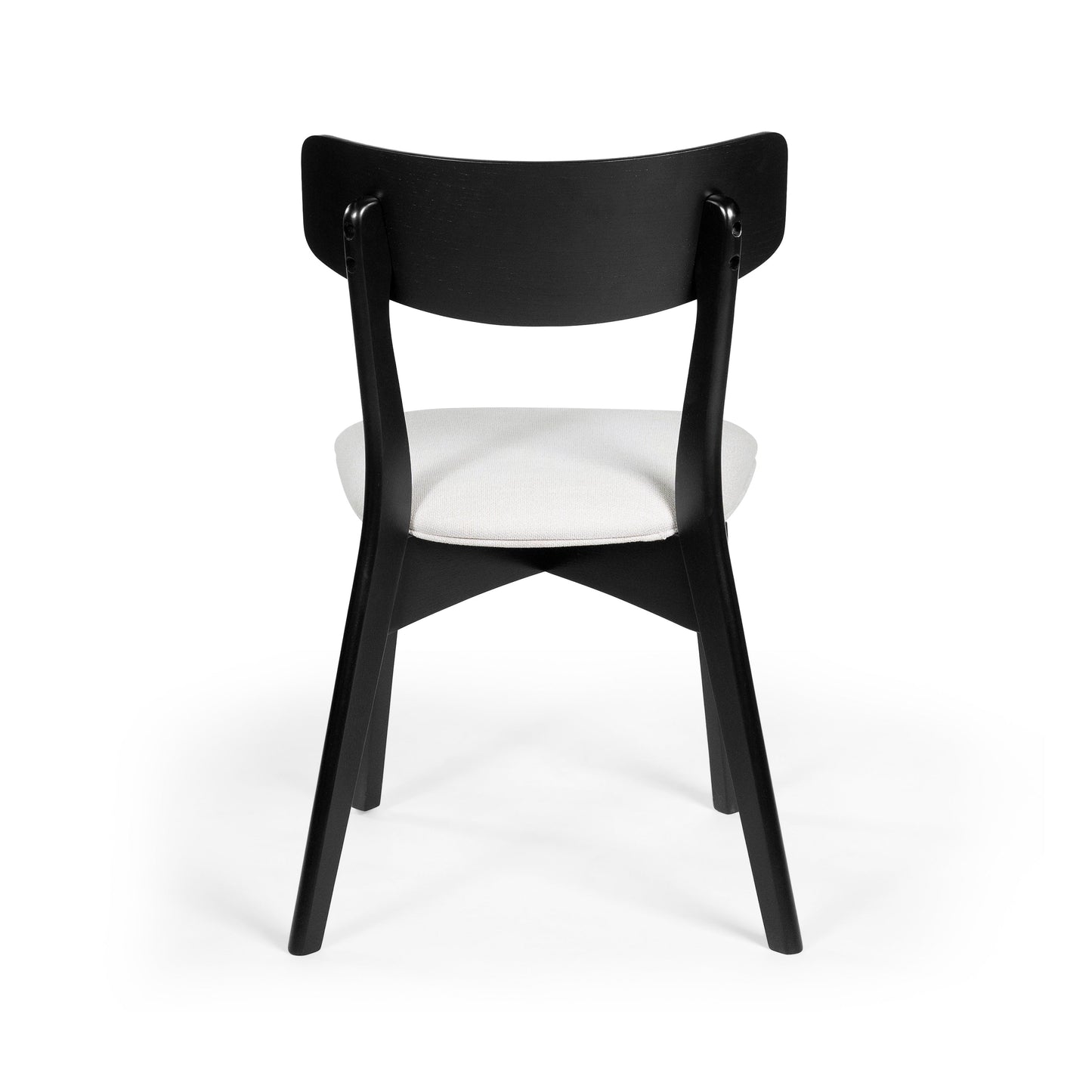 Chazz Mid-Century Modern Upholstered Rubberwood Dining Chairs (Set of 2/4) by Christopher Knight Home