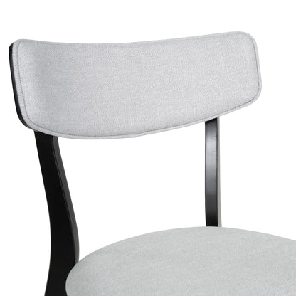 Chazz Mid-Century Modern Upholstered Rubberwood Dining Chairs (Set of 2/4) by Christopher Knight Home