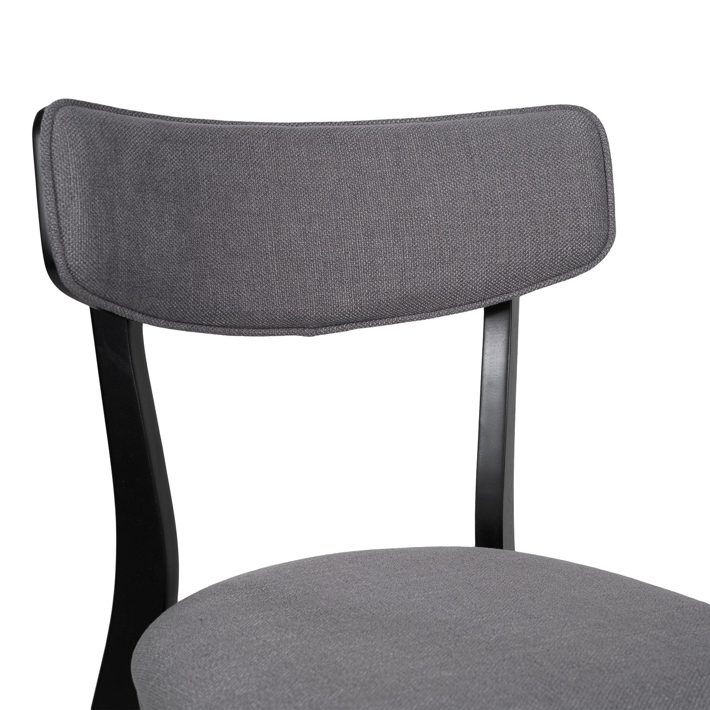 Chazz Mid-Century Modern Upholstered Rubberwood Dining Chairs (Set of 2/4) by Christopher Knight Home