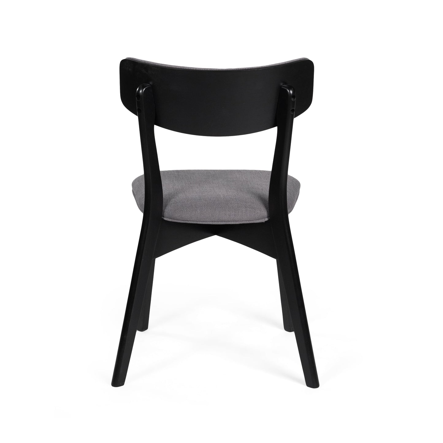 Chazz Mid-Century Modern Upholstered Rubberwood Dining Chairs (Set of 2/4) by Christopher Knight Home
