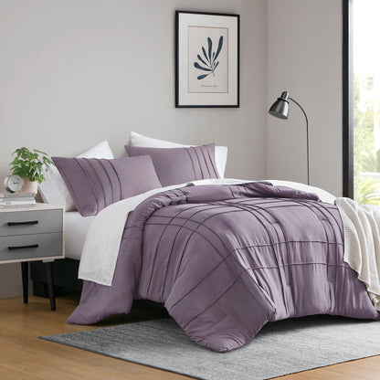 Chelsea Square Evans Pinch Pleated Soft Washed Boho Duvet Cover Set