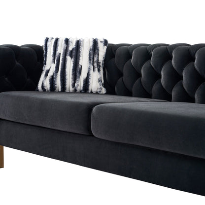 Chesterfield Modern Tufted Velvet Living Room Sofa
