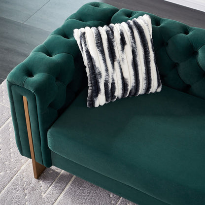 Chesterfield Modern Tufted Velvet Living Room Sofa