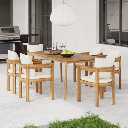 Christopher Knight Home - Porter Acacia Wood 7 PCS Outdoor Dining Set