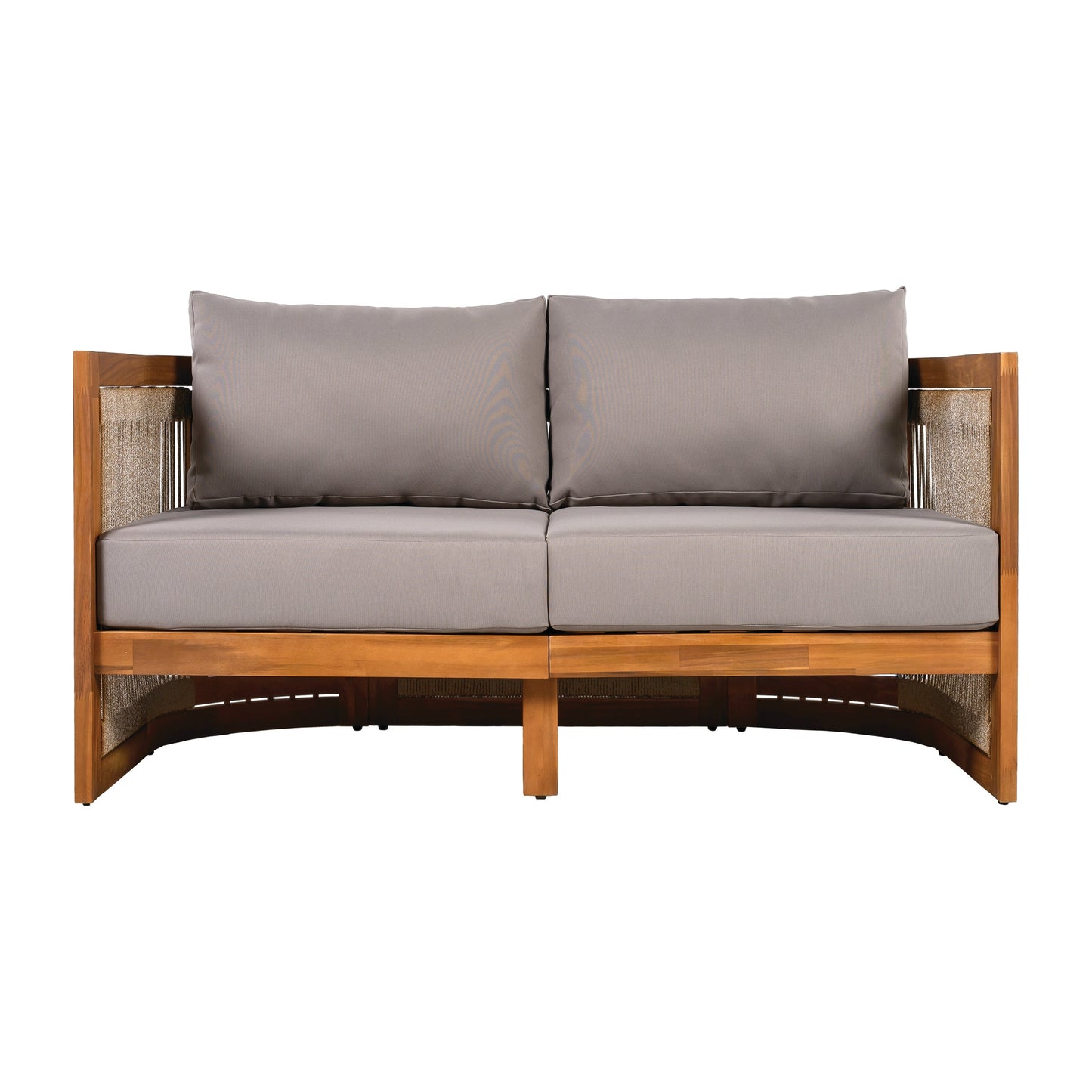 Christopher Knight Home- Sophia 4-piece Acacia Wood Outdoor Conversation Set