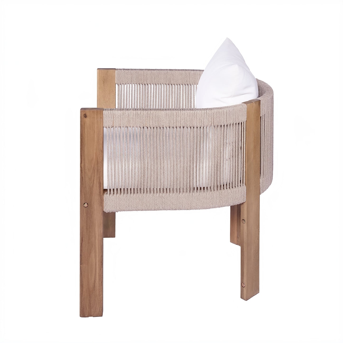 Christopher Knight Home-Benjamin Acacia Wood Outdoor 7-Piece Dining Set