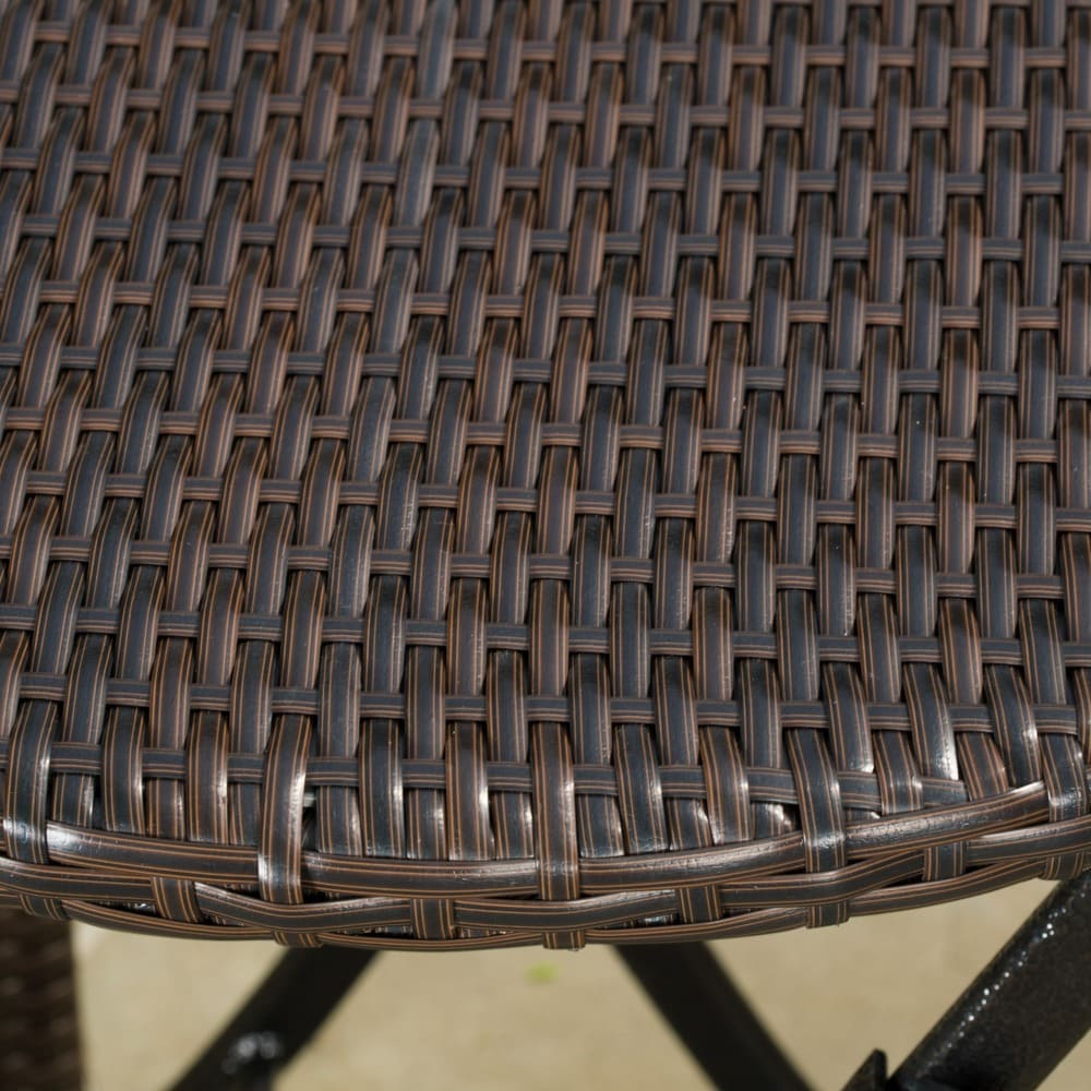Elba 3-piece Wicker Bistro Set by Christopher Knight Home