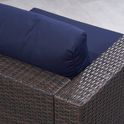 Christopher Knight Home Santa Rosa Outdoor 7-piece Wicker Seating Sectional Set