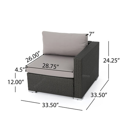 Christopher Knight Home Santa Rosa Outdoor 7-piece Wicker Seating Sectional Set